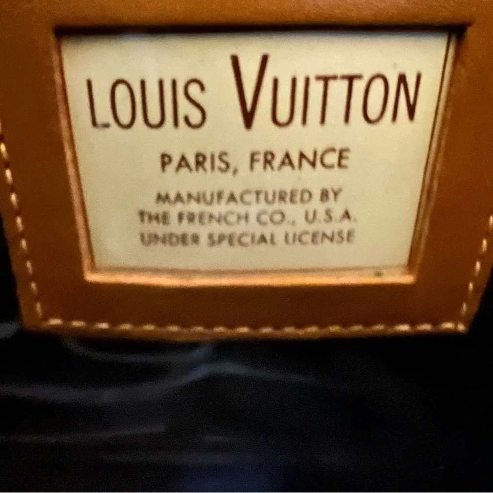 Vintage Authentic Louis Vuitton Train Case